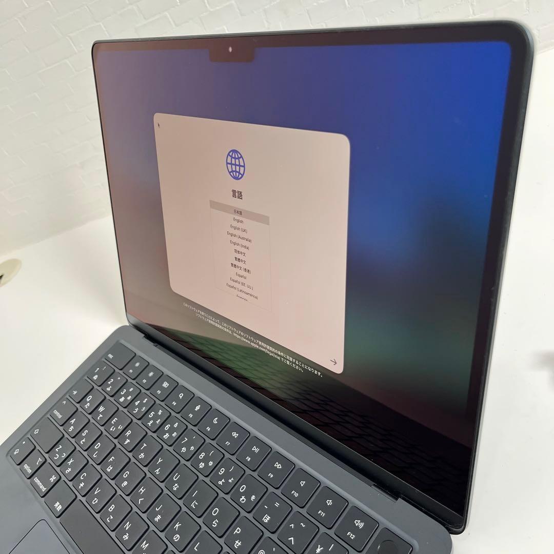 美品 MacBook Air M2 13インチ ミッドナイト 512GB 8GB