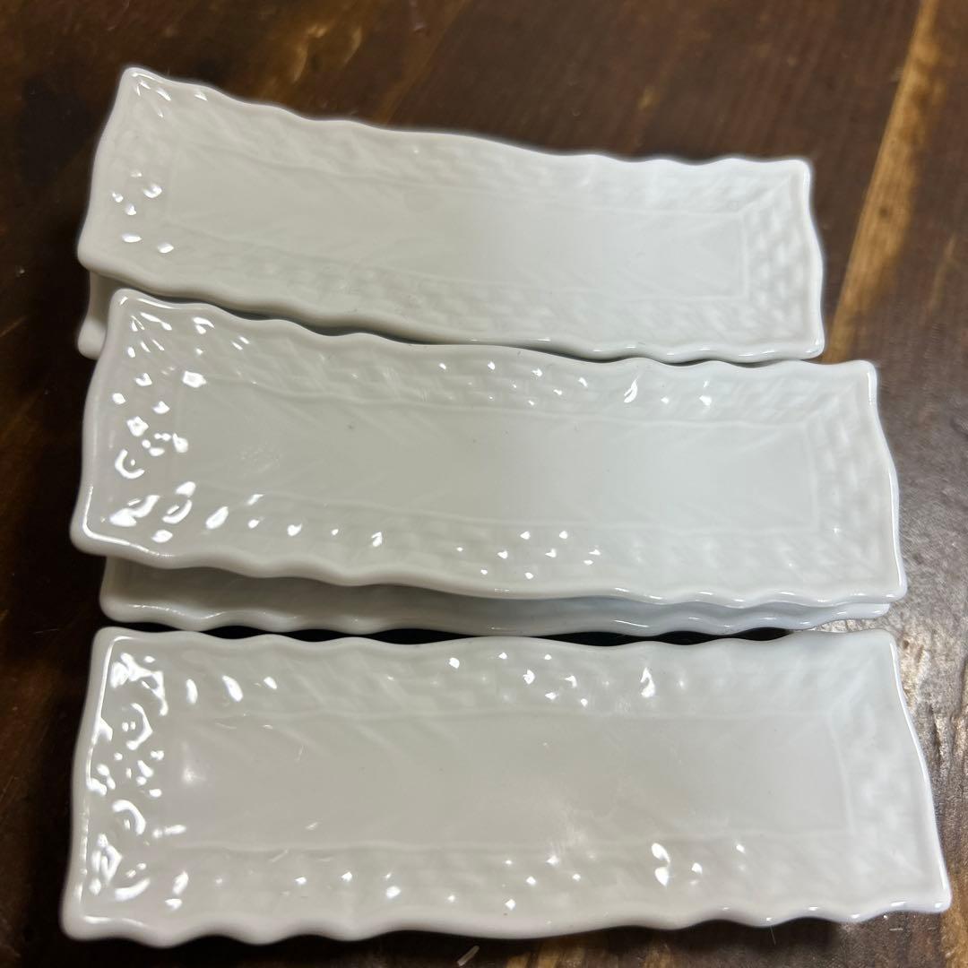 希少　レア　リチャードジノリ　ベッキオホワイト　ナイフレスト　カトラリー　5個