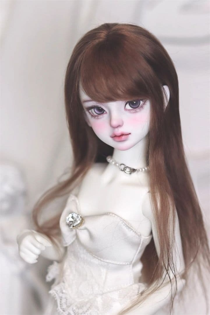 AX752 BJD 1/3 人形 ドール ウィッグ カツラ 耐熱 ハンドメイ