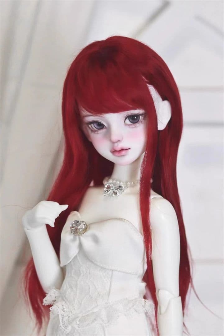 AX752 BJD 1/3 人形 ドール ウィッグ カツラ 耐熱 ハンドメイ