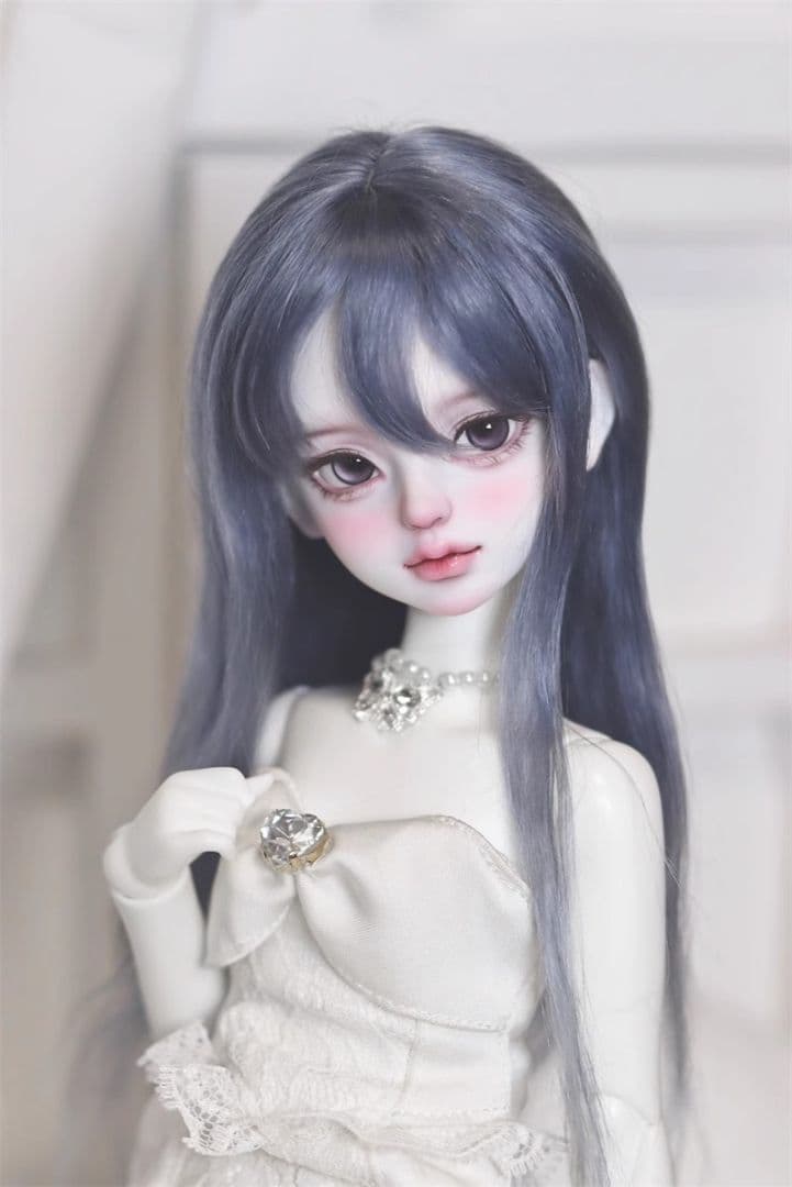 AX752 BJD 1/3 人形 ドール ウィッグ カツラ 耐熱 ハンドメイ