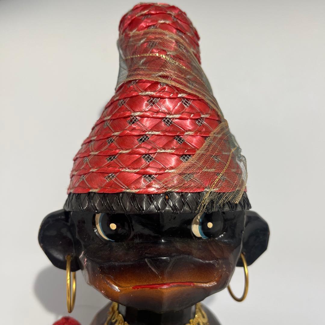 昭和レトロ クロンボ人形 貯金箱