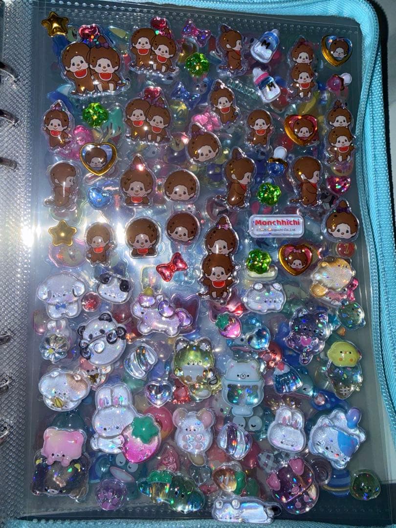 ディズニープチドロ サンリオボンボンドロップシールドデカシール帳完成品❤︎