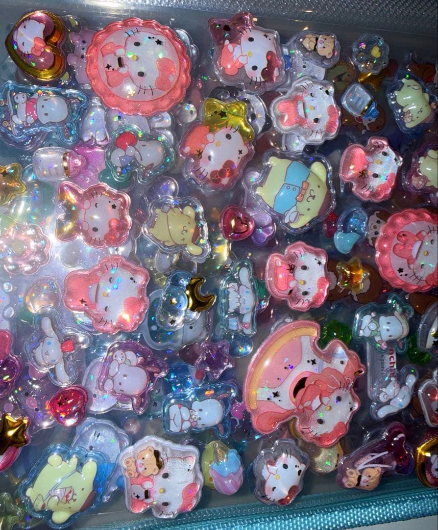 ディズニープチドロ サンリオボンボンドロップシールドデカシール帳完成品❤︎