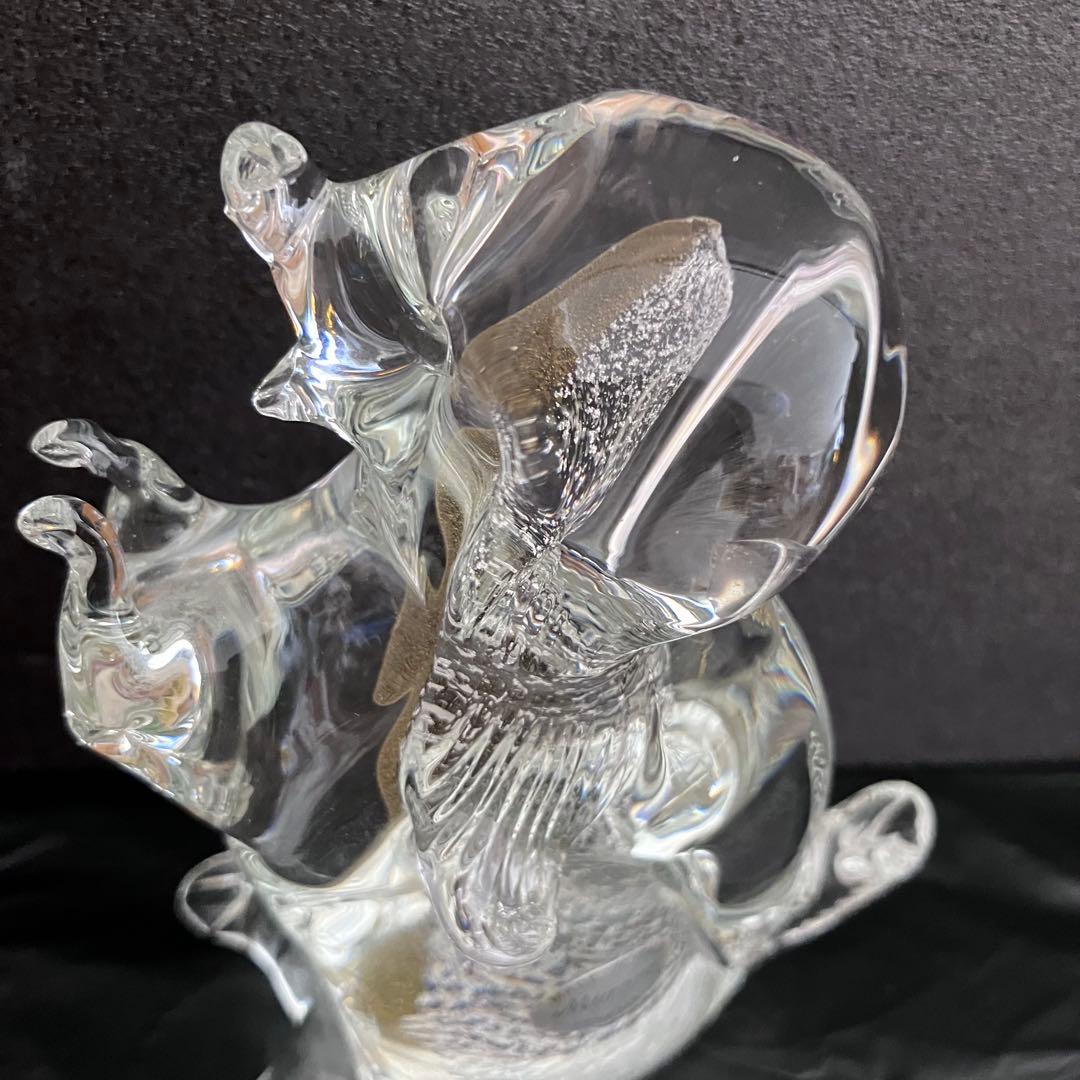 ベネチアングラス　ベネチアンガラス　murano ムラーノガラス　いぬ　犬　置物