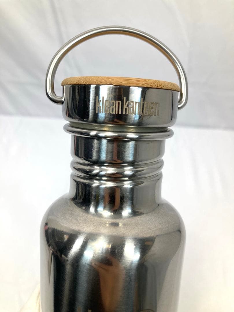 1613N9レ ②Klean Kanteen ステンレス水筒 バンブーキャップ
