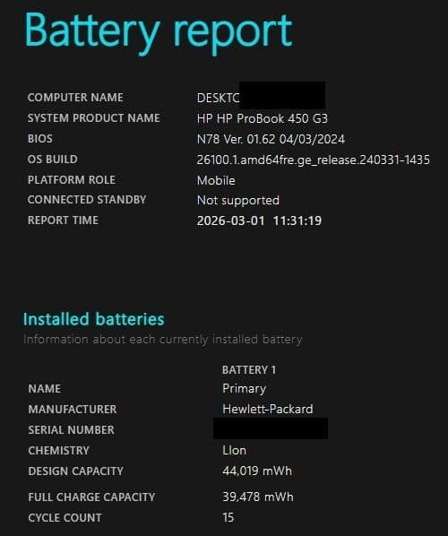 HP ノートパソコン　450G3　SSD搭載　Corei5