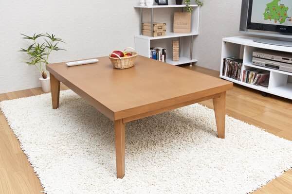 【在庫処分品　SALE】モダンコタツ　120×80　NA
