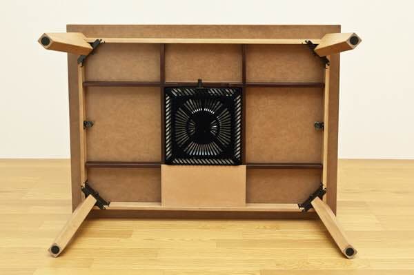 【在庫処分品　SALE】モダンコタツ　120×80　NA