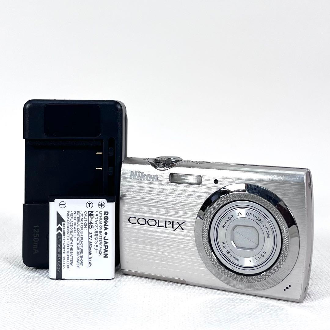 動作確認済 Nikon coolpix S230 バッテリー 充電器付き