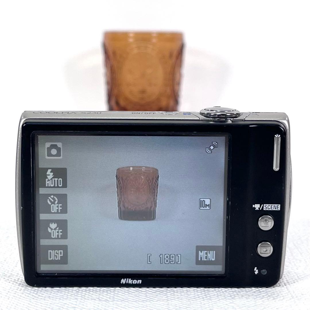 動作確認済 Nikon coolpix S230 バッテリー 充電器付き