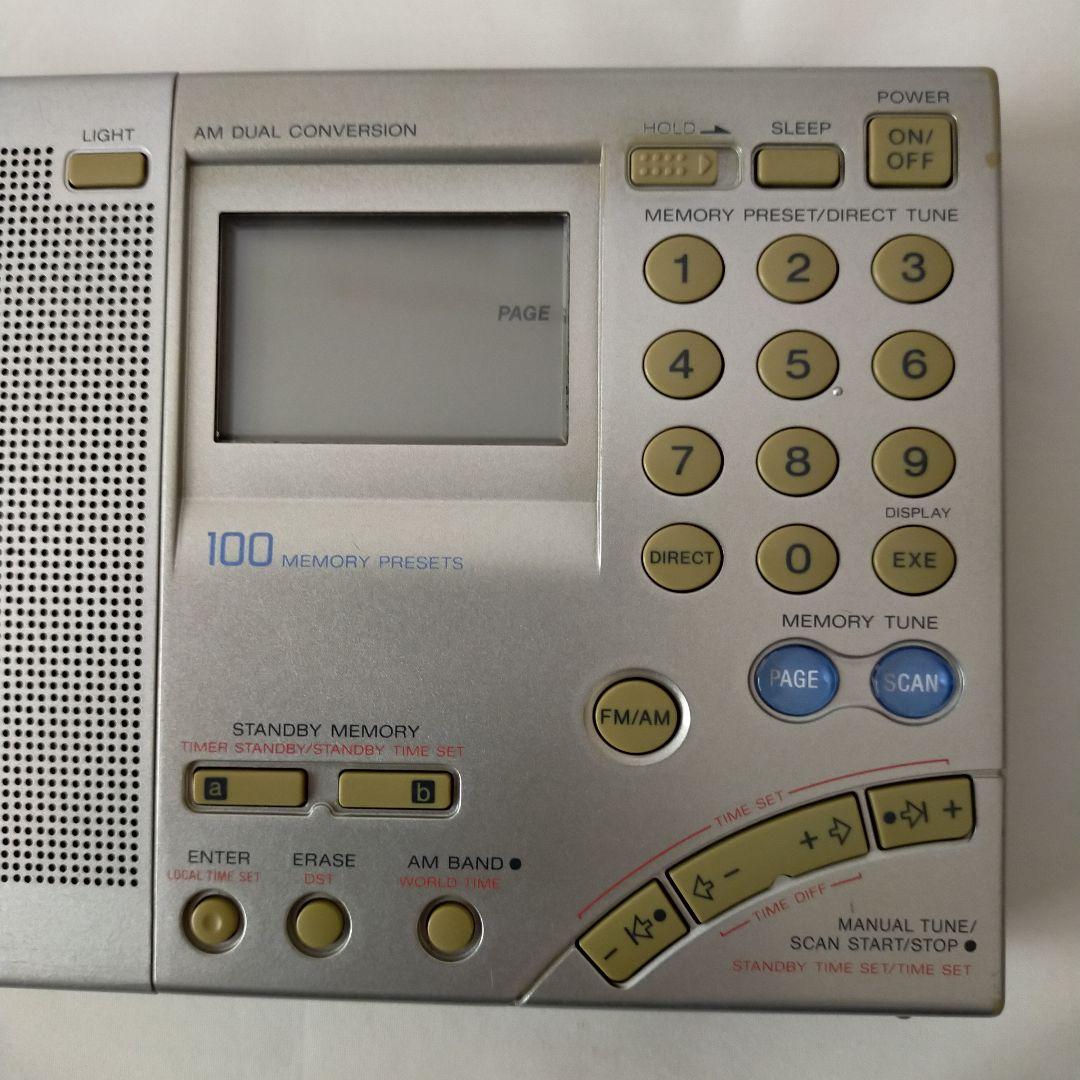 動作品　　SONY ICF-SW7600GR FM/AM/SW 短波ラジオ