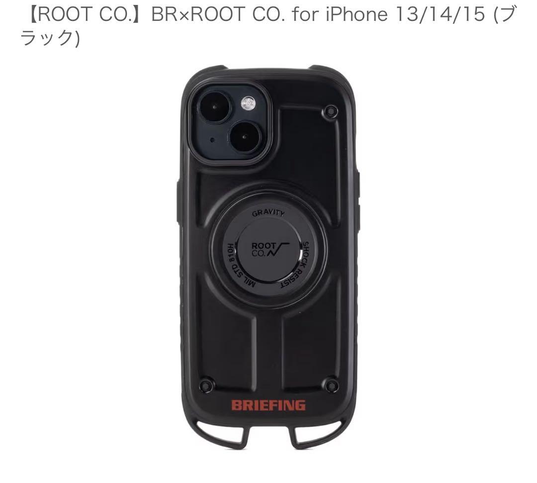 BRIEFING ROOT CO. iPhoneケース ブラック