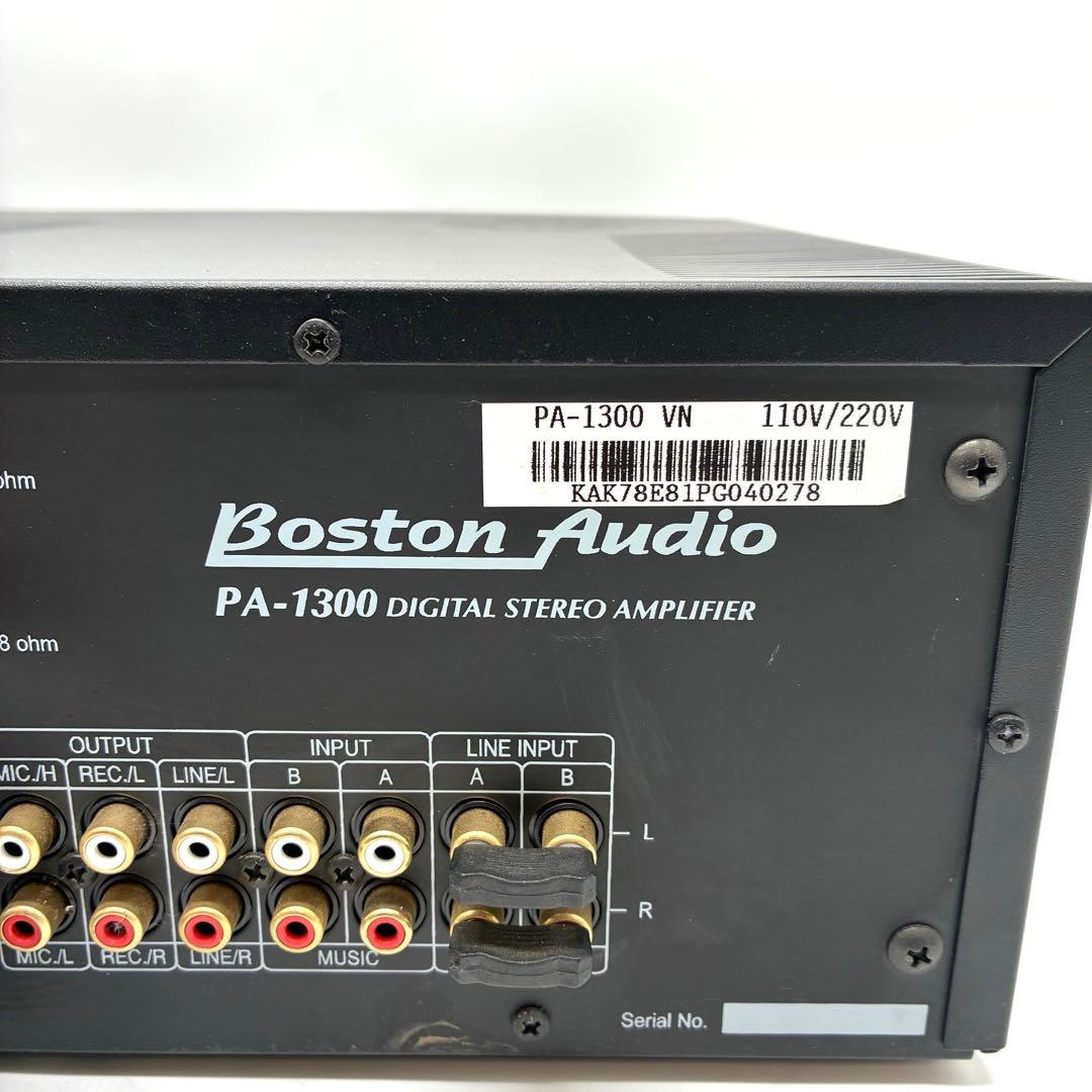海外製✨Boston Audio カラオケアンプ PA-1300 動作未確認