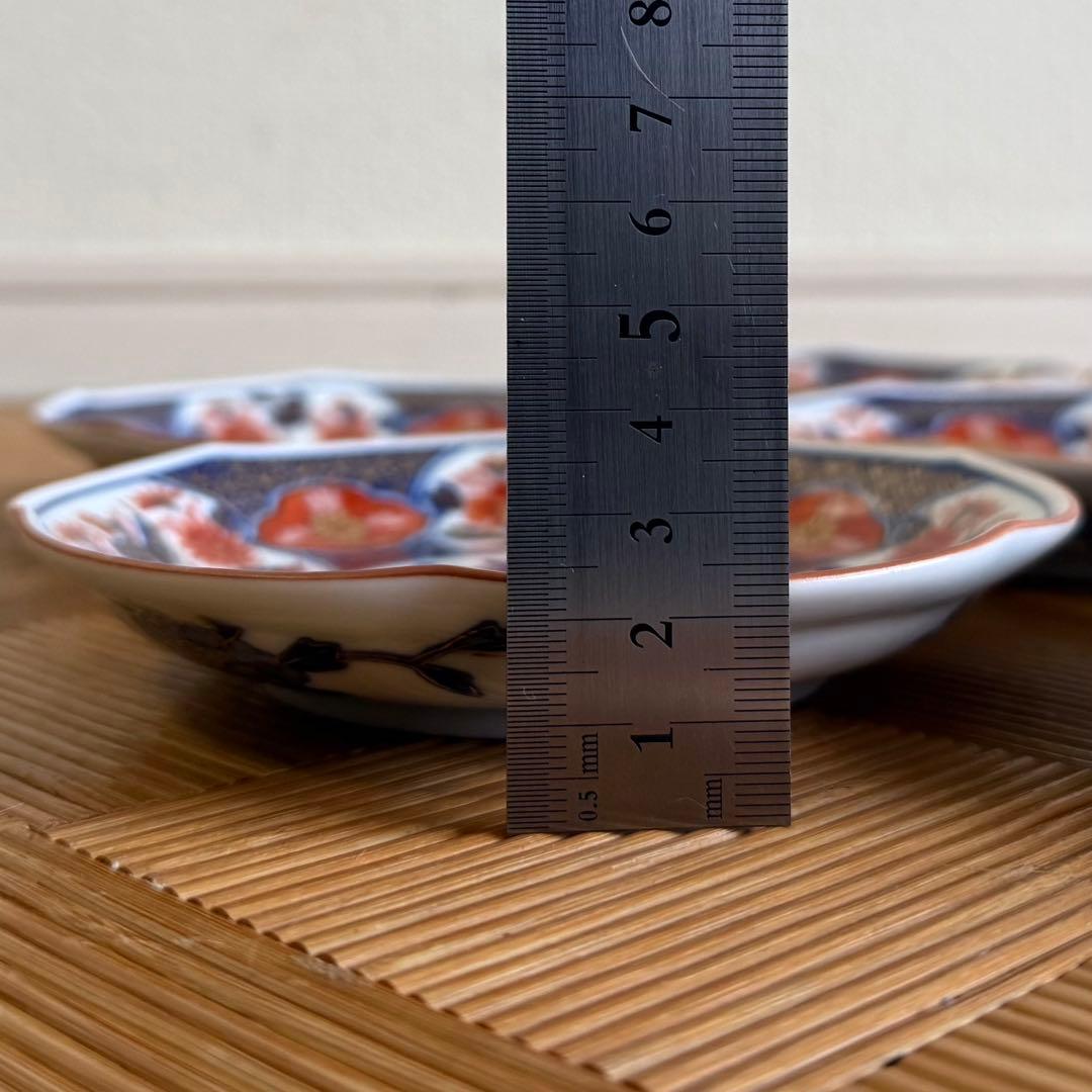 SNT1546 極美品 有田焼 彩磁 光峰 銘々皿 17客 金彩 伝統工芸品