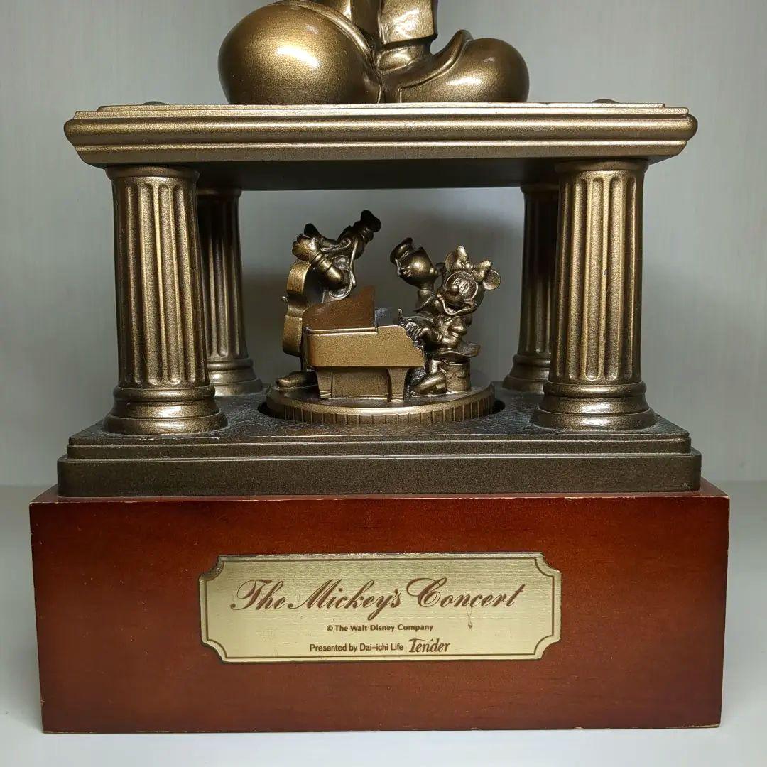 ディズニー ミッキーマウス ブロンズ　オルゴール 第一生命　非売品