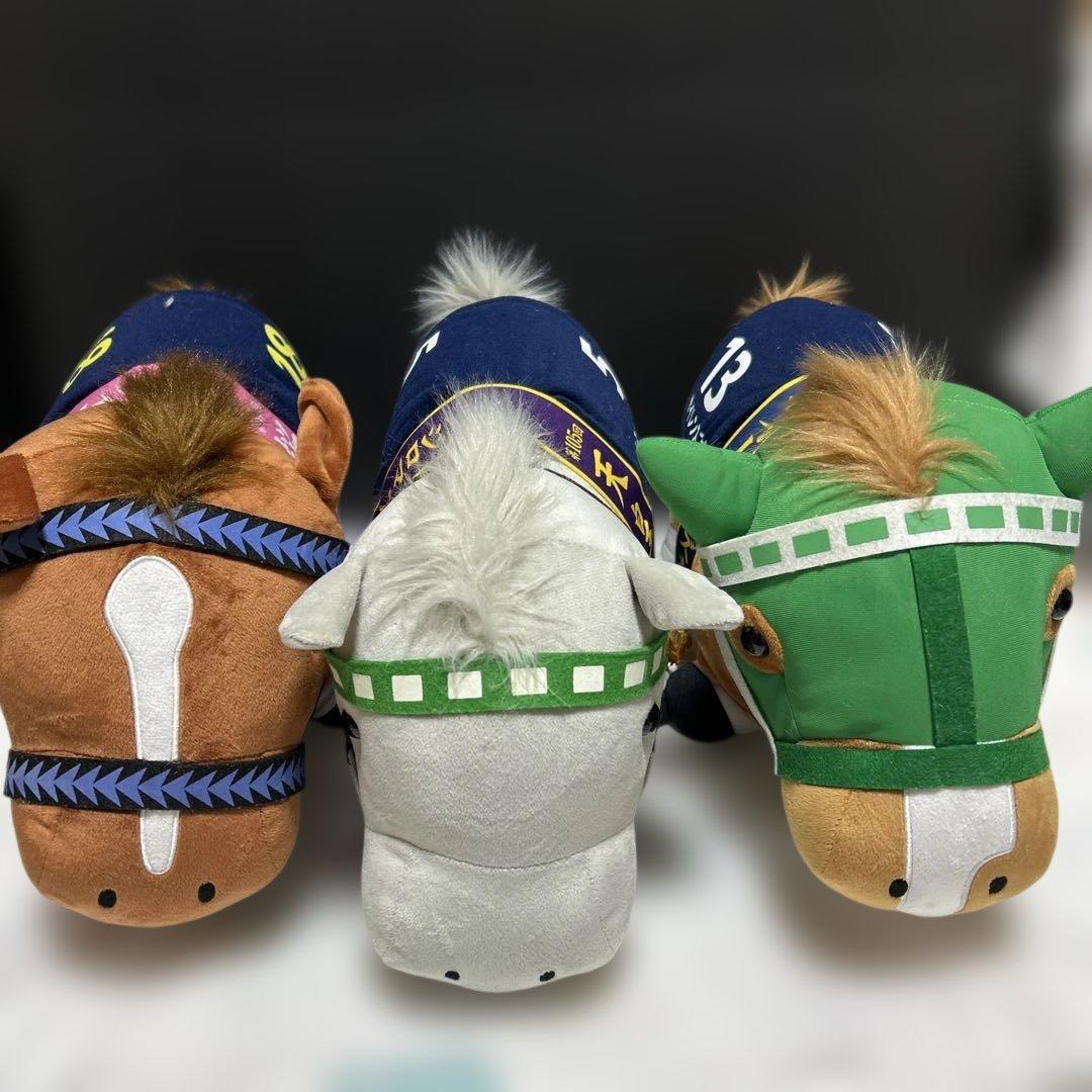 サラブレッドコレクションBIG 競馬ぬいぐるみ　3体セット