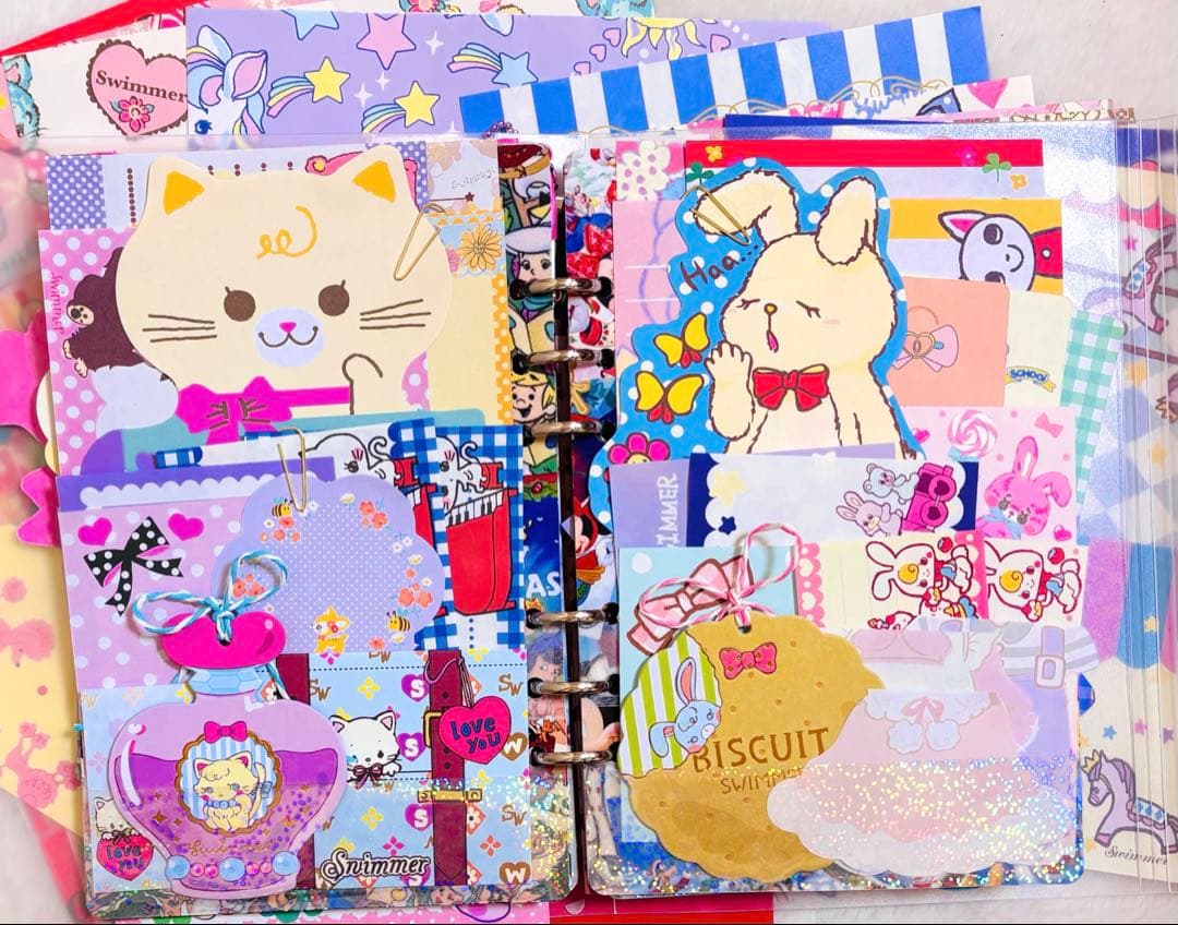 おすそ分けファイル　バイブルバインダー　大大大容量　スイマー　②