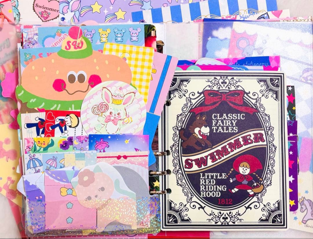 おすそ分けファイル　バイブルバインダー　大大大容量　スイマー　②