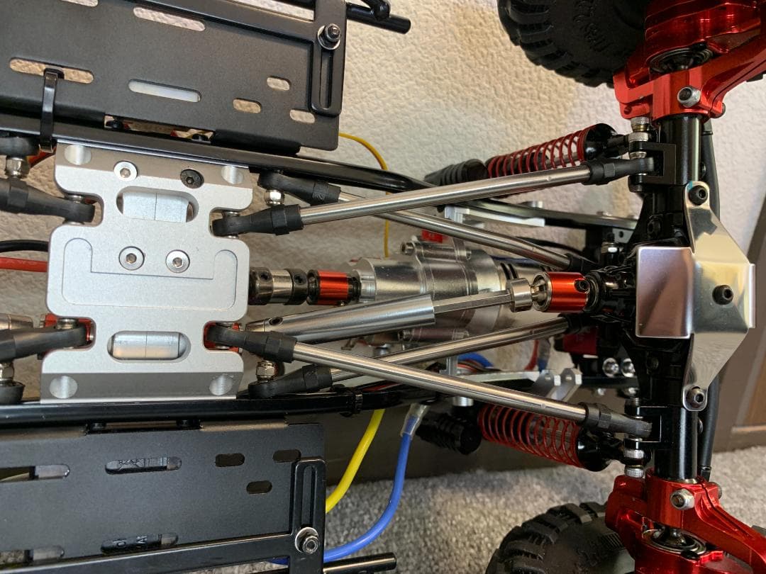 【はむウィリー】SCX10 フルメタル改 4リンク 35T ウインチ付