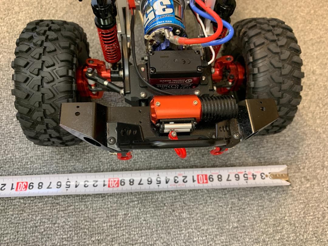 【はむウィリー】SCX10 フルメタル改 4リンク 35T ウインチ付