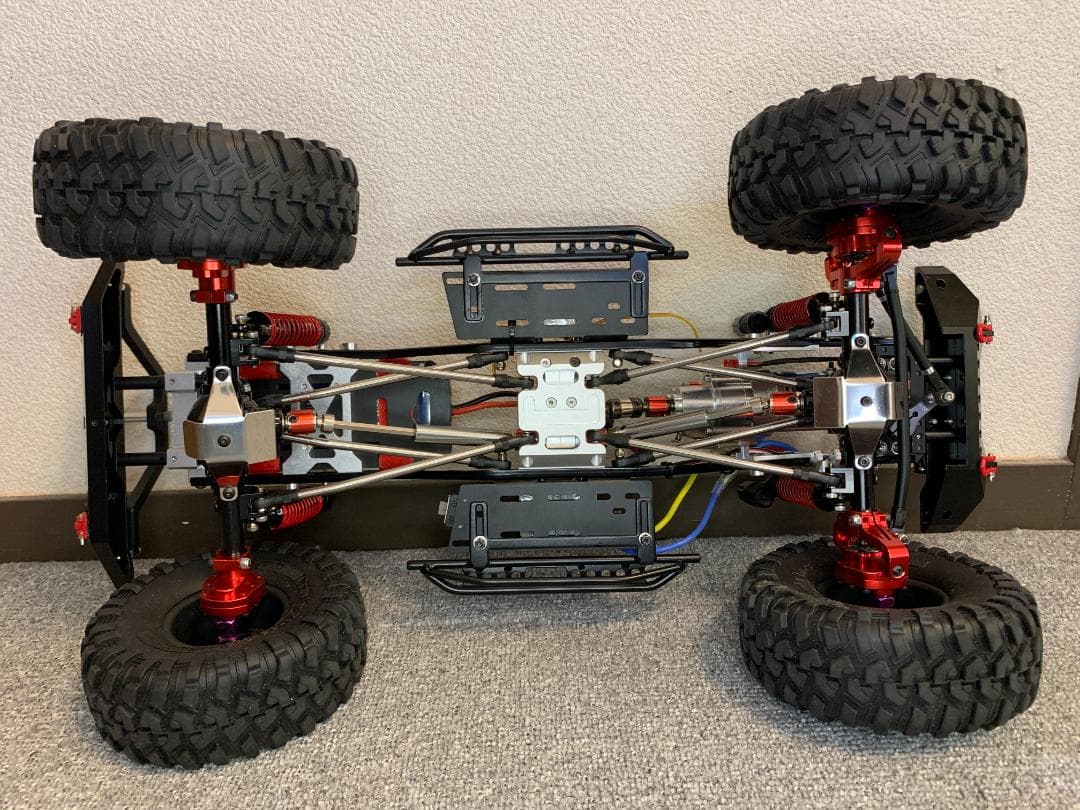 【はむウィリー】SCX10 フルメタル改 4リンク 35T ウインチ付