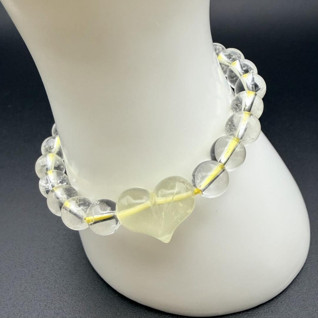 アロママ、ハートカットブレスレット内径15cm変更　４点セット