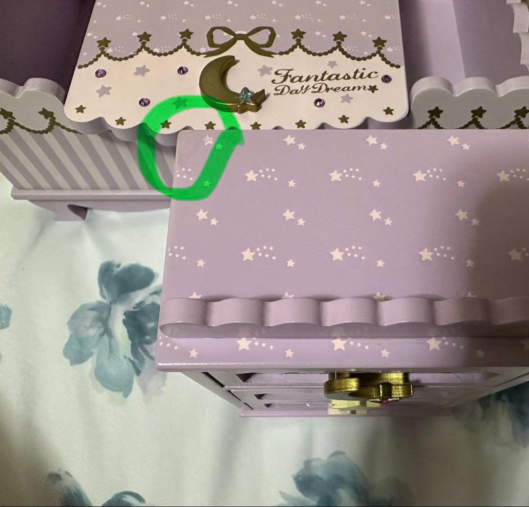 【美品】SWIMMER ドレッサー　チェスト　2点セット(ラベンダー)