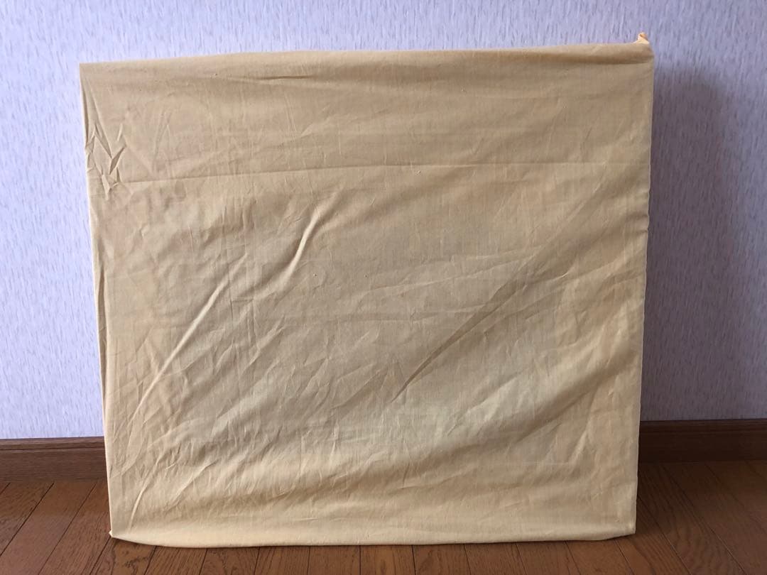 日本画 山の風景 金色背景 60cm x 50cm 「八海山」