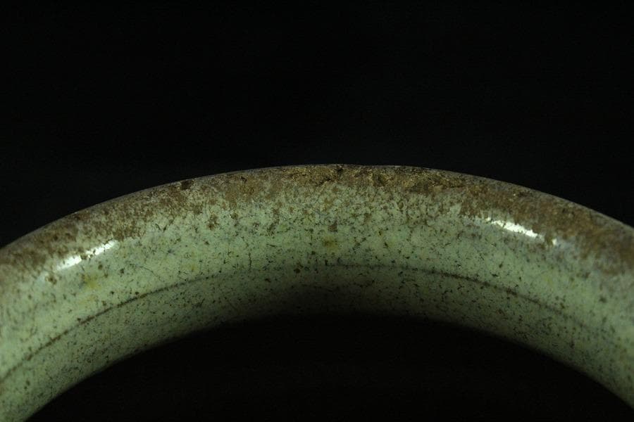 古唐津 斑唐津 壷 古美術(K-XA870)