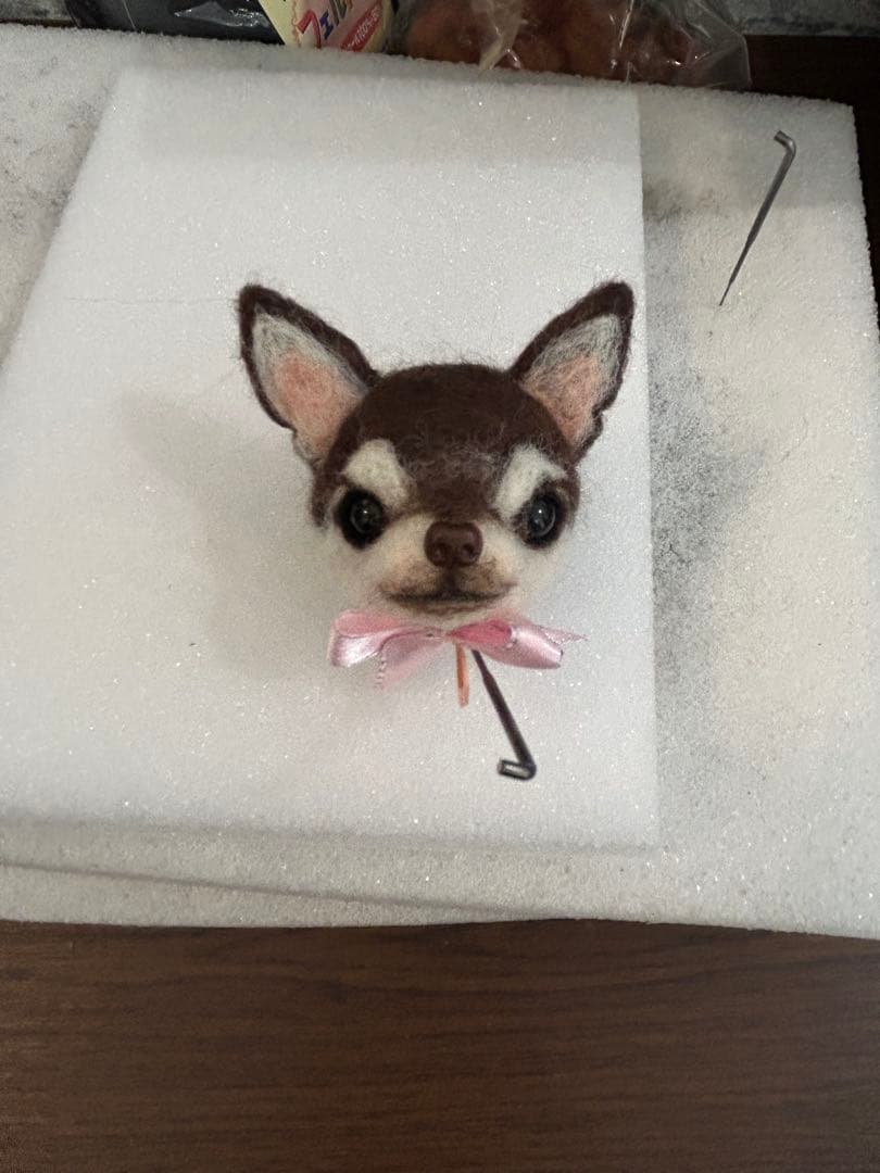 koma様　羊毛フェルト犬