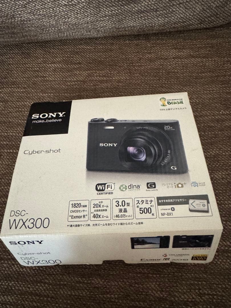 SONY Cyber-shot WX300 レッド　コンデジ