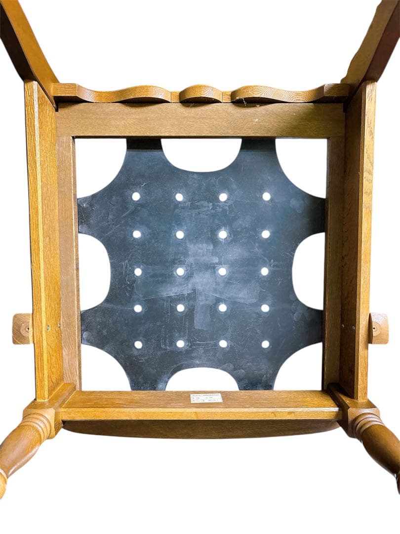 飛騨産業 穂高 リビングチェア ハイバック 両肘付き No.6A グリーン 花柄