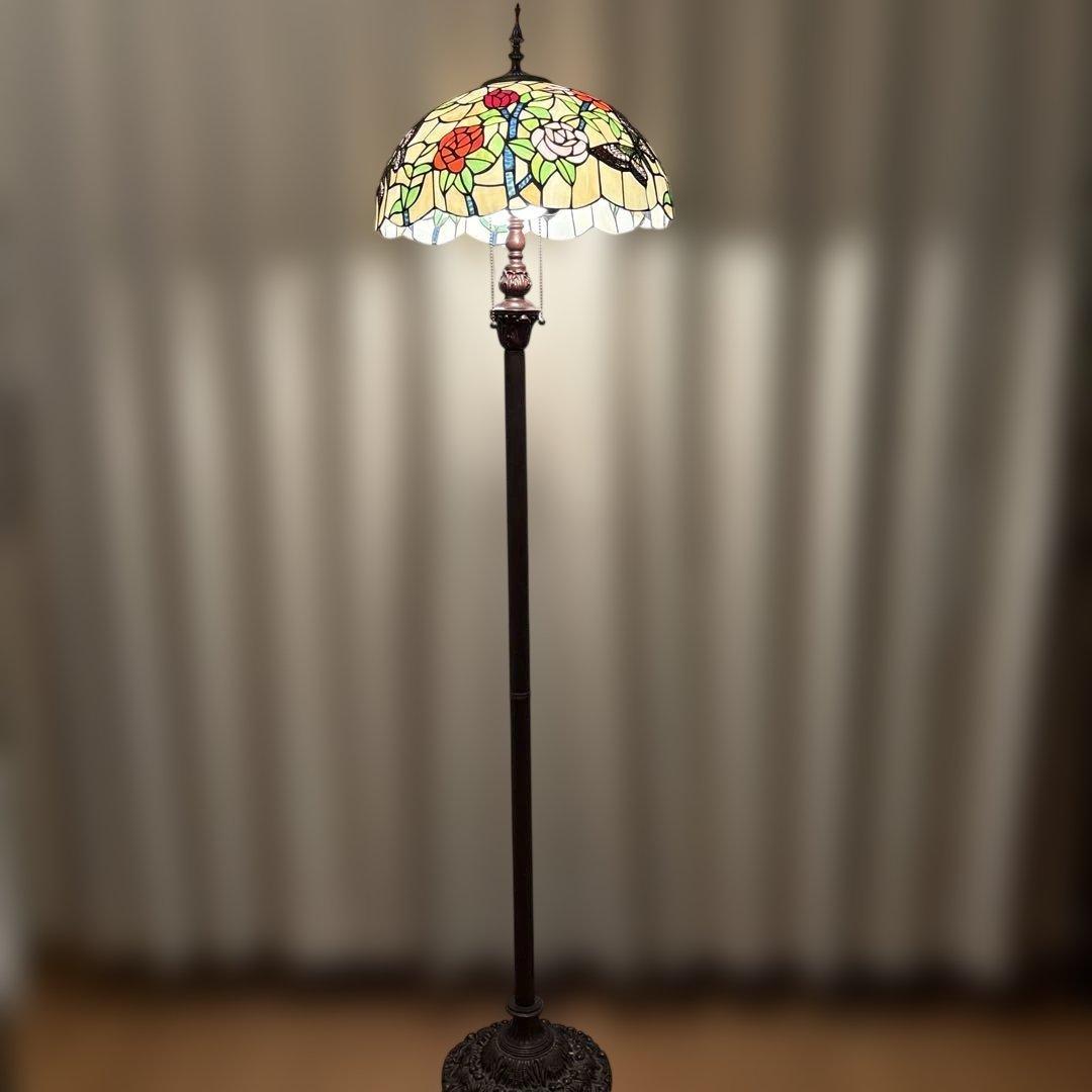 ステンドグラス　蝶