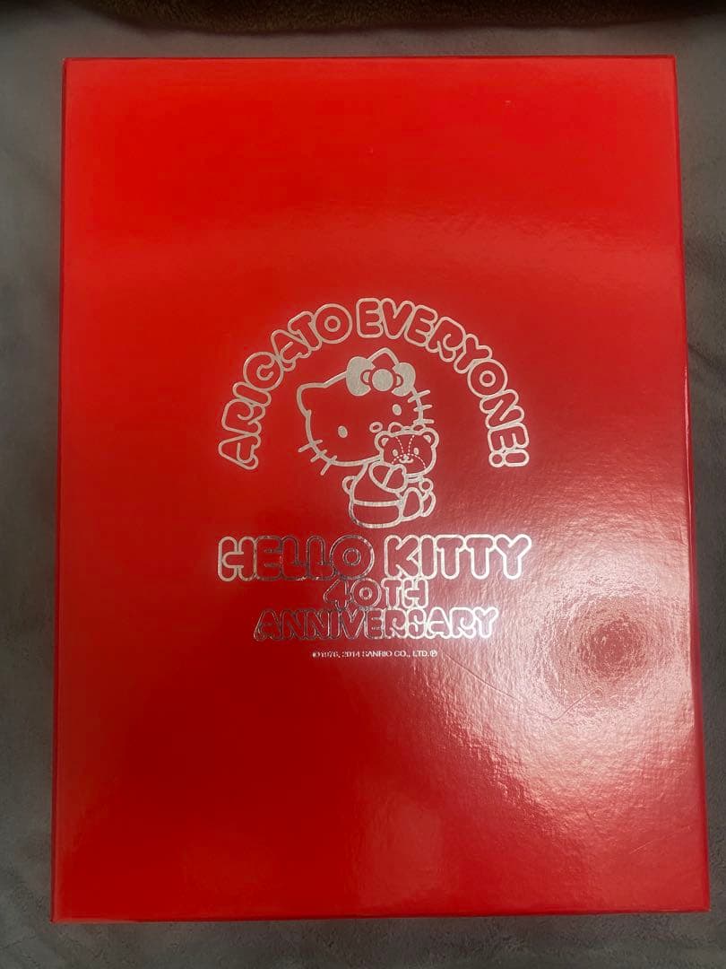 ハローキティ 40周年記念 キティ＆タイニーチャム スパンコール　ぬいぐるみ