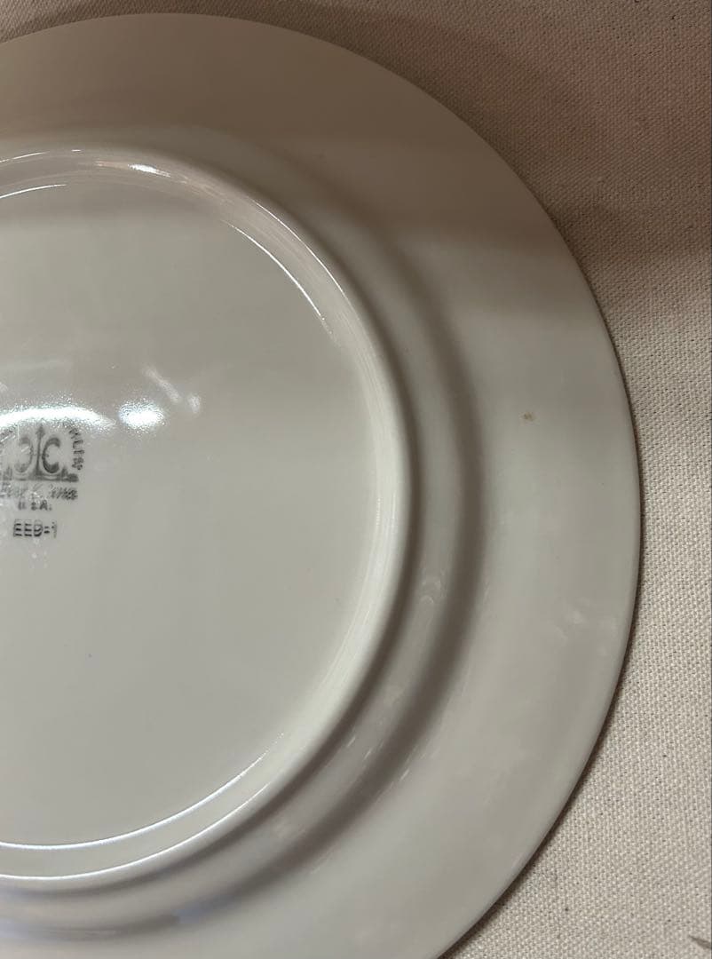 【USA】ヴィンテージダイナー大皿　刻印FFD-1・EED-1【2枚セット】