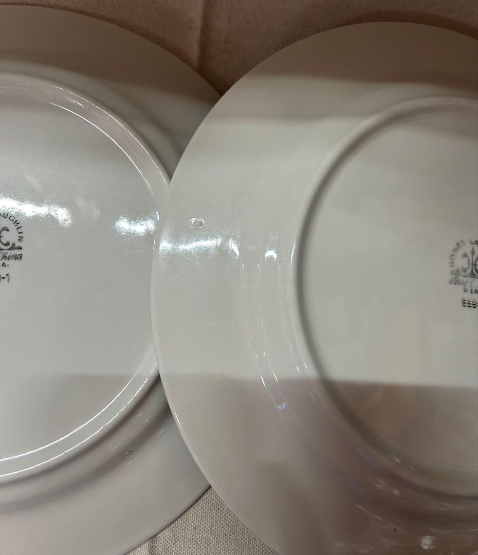 【USA】ヴィンテージダイナー大皿　刻印FFD-1・EED-1【2枚セット】