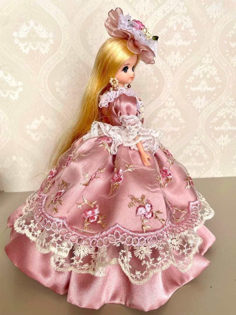 リカちゃん服　ドレス　ピンク　４点セット　ハンドメイド
