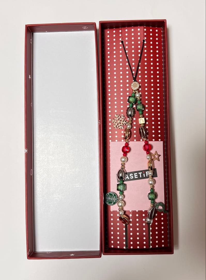 【新品未使用】 中国スタバ 会員限定 CASETiFYスマホストラップ