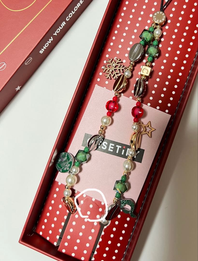 【新品未使用】 中国スタバ 会員限定 CASETiFYスマホストラップ