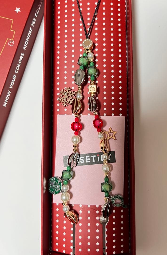 【新品未使用】 中国スタバ 会員限定 CASETiFYスマホストラップ