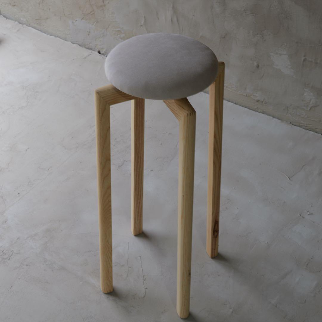 匠工芸　フルメンテ済み　マッシュルームスツール　オイル仕上げ