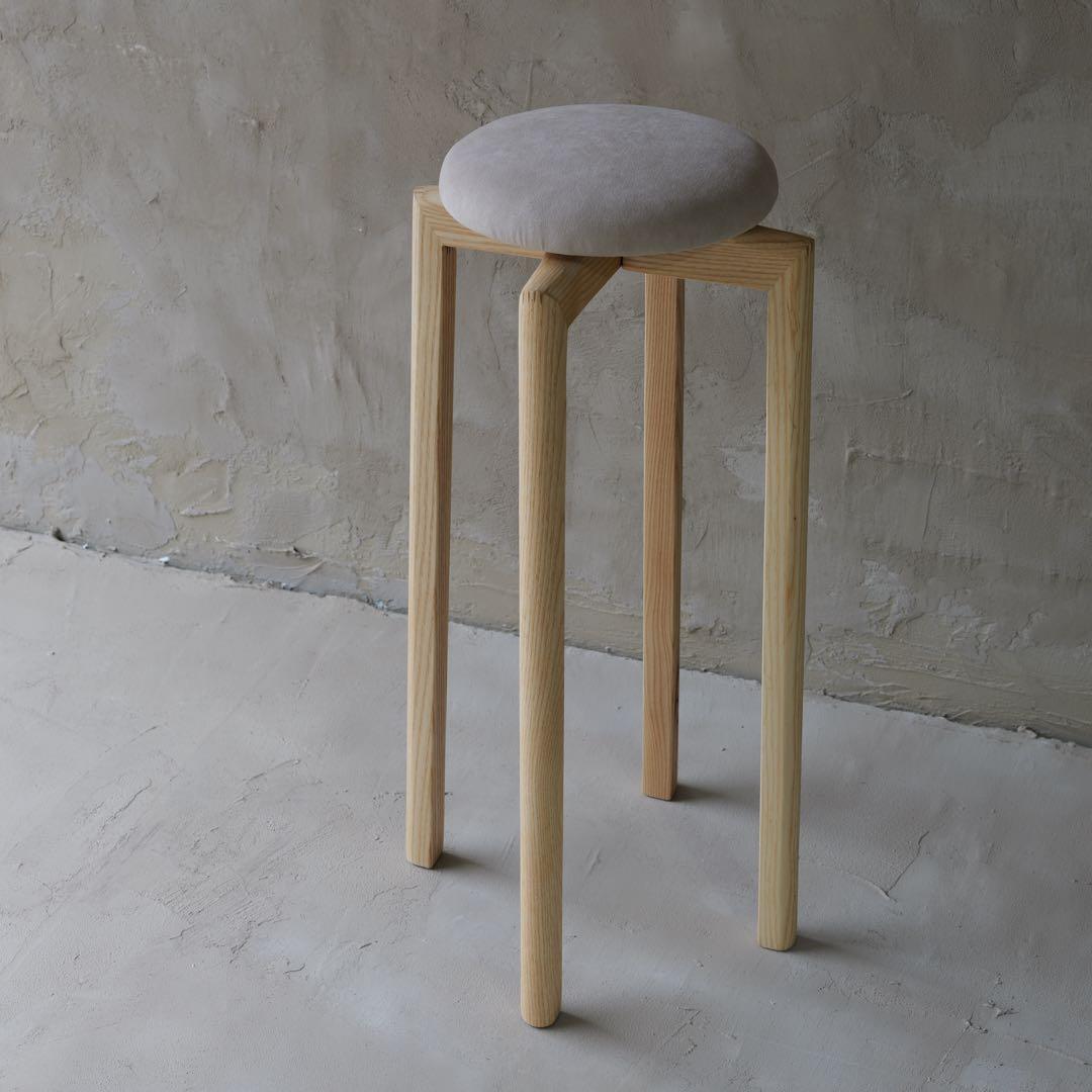 匠工芸　フルメンテ済み　マッシュルームスツール　オイル仕上げ