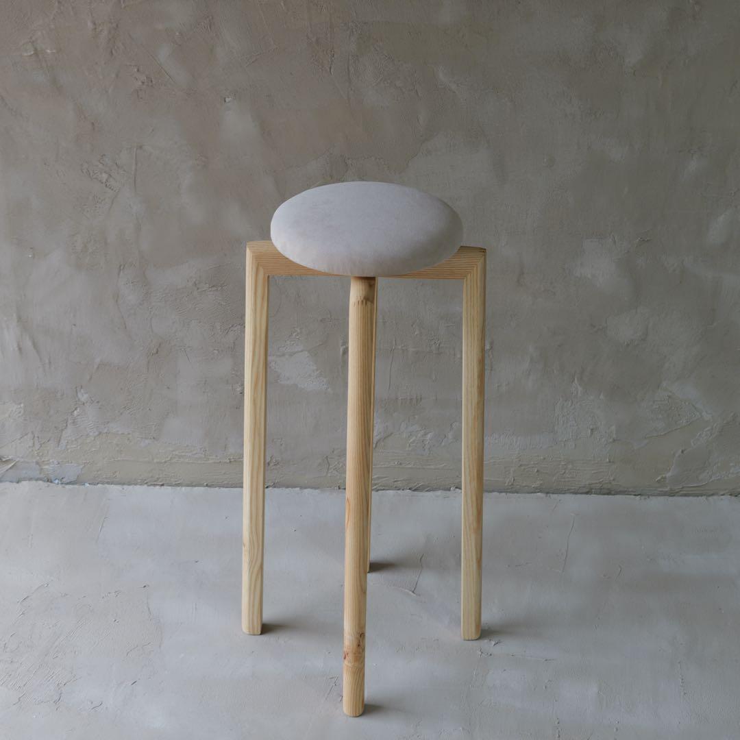 匠工芸　フルメンテ済み　マッシュルームスツール　オイル仕上げ