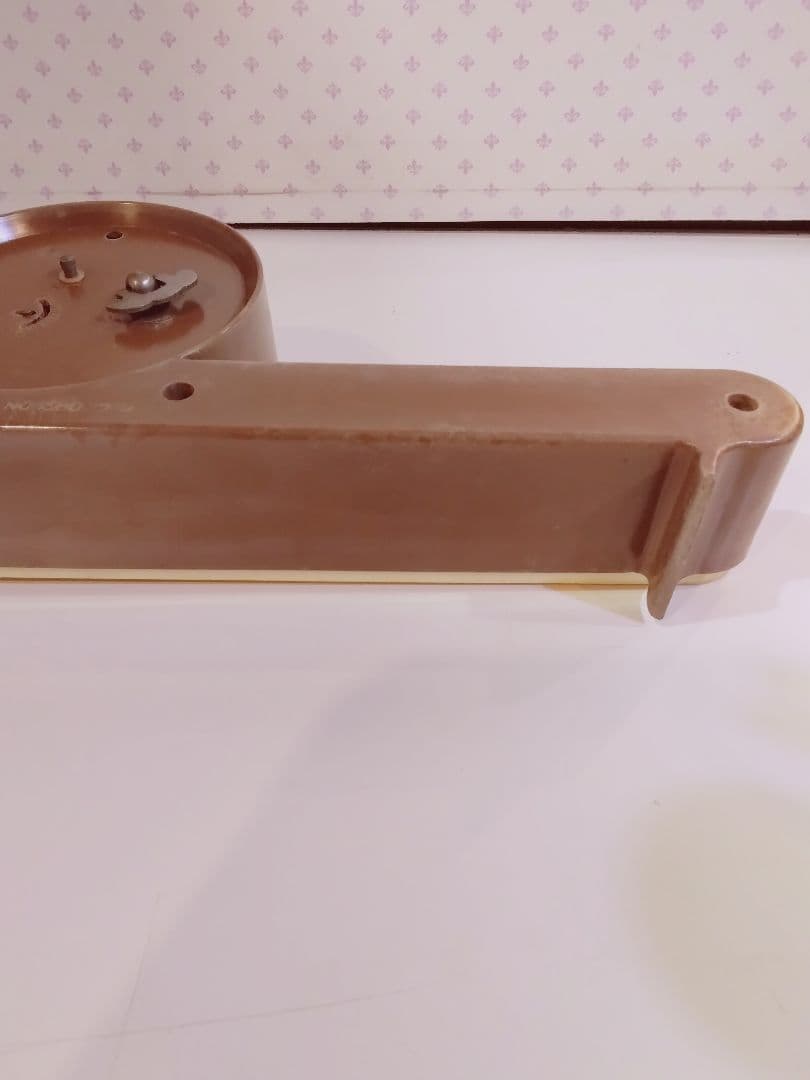 東京時計 レトロ置時計 ゴールド/ブラウン