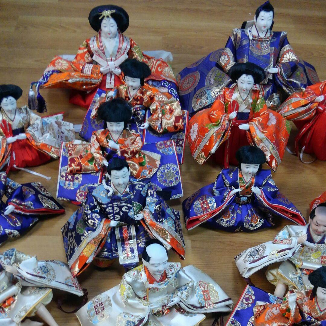 ７段飾り雛人形　(本州内、送料込み)　IT134 J