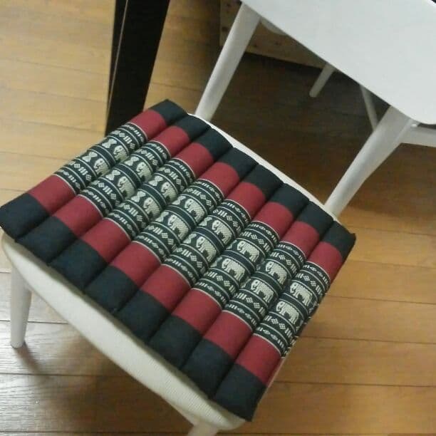 タイ　ロール座布団　中古2枚セット