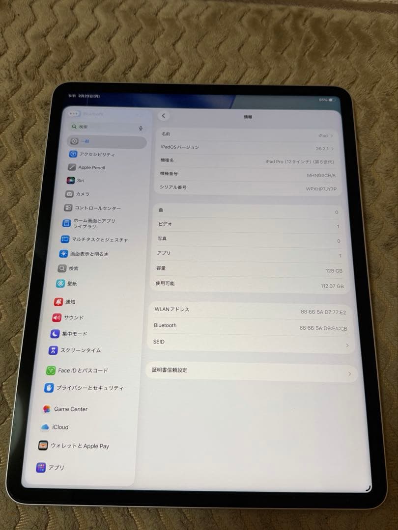 極美品 iPad Pro 12.9インチ 第5世代 128GB 多数おまけ付き