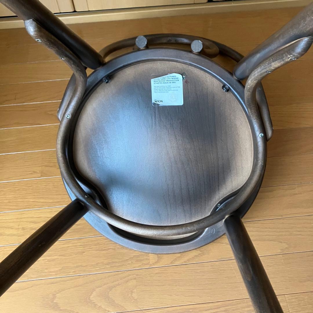 【希少】TON ベントウッドチェア ダイニングチェア 曲げ木 軽量 アンティーク