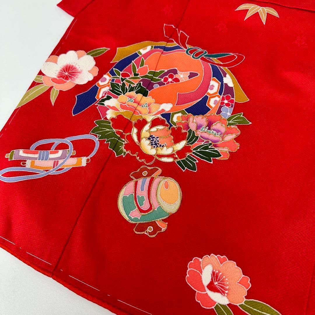 momoです❣️ 【着物と帯時流】O196ys◆七五三3才女 着物&被布&